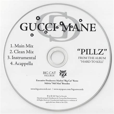 Gucci Mane – Pillz Lyrics 